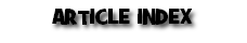 ARTICLE INDEX